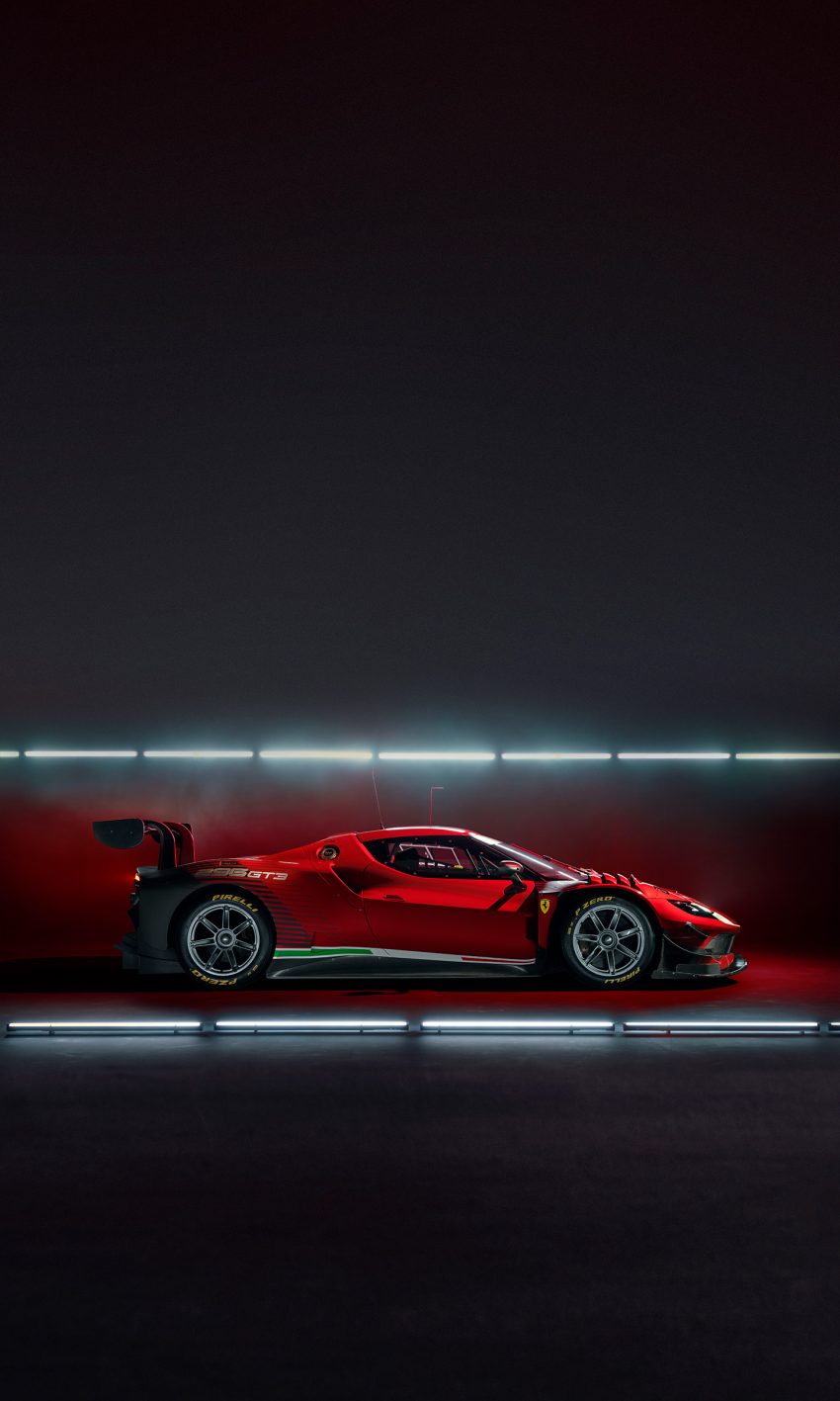 2023 Ferrari 296 GT3 - Side Phone Wallpaper 850x1417 #8