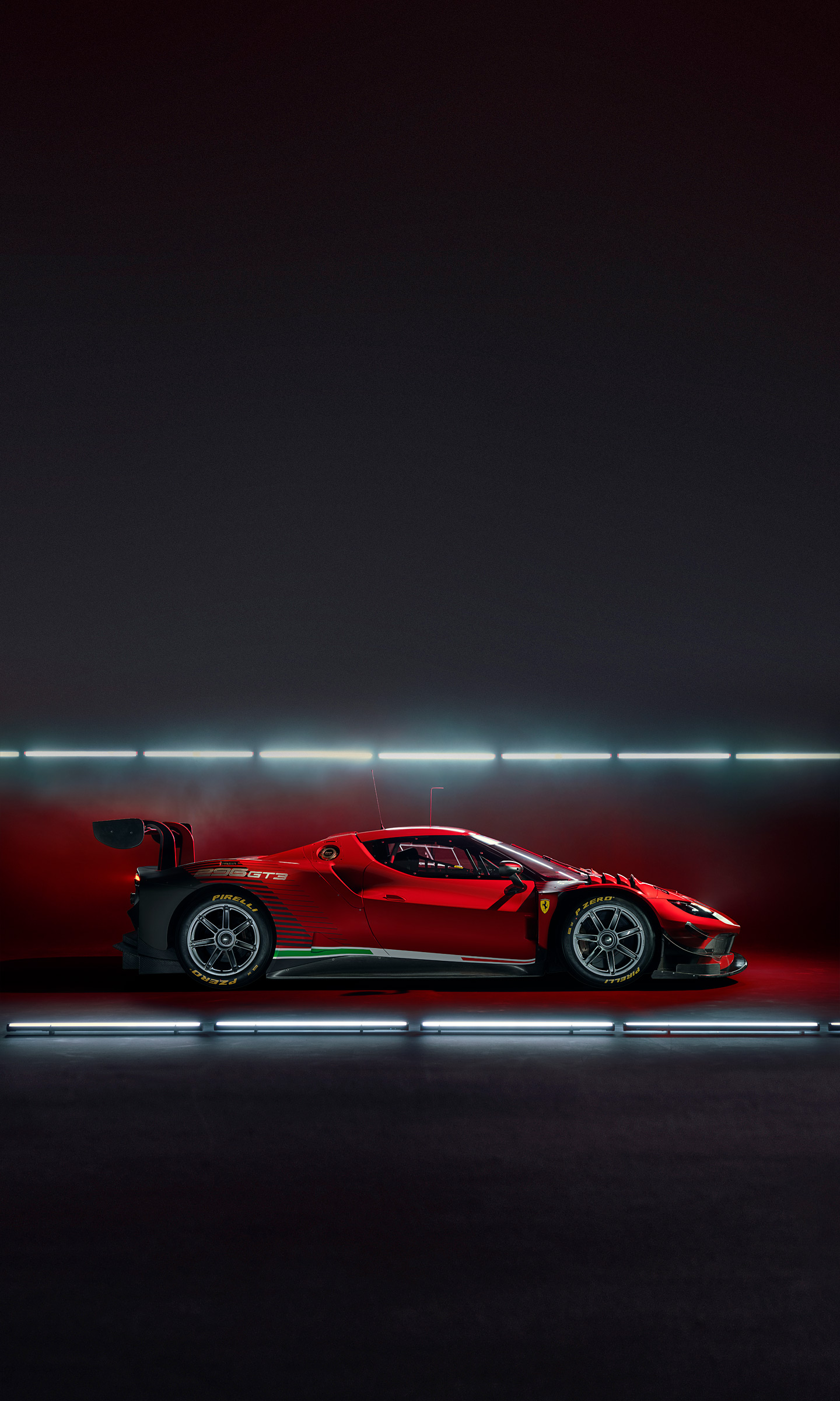 Download 2023 Ferrari 296 GT3 - Side HD Phone Wallpaper 1440x2400 #8