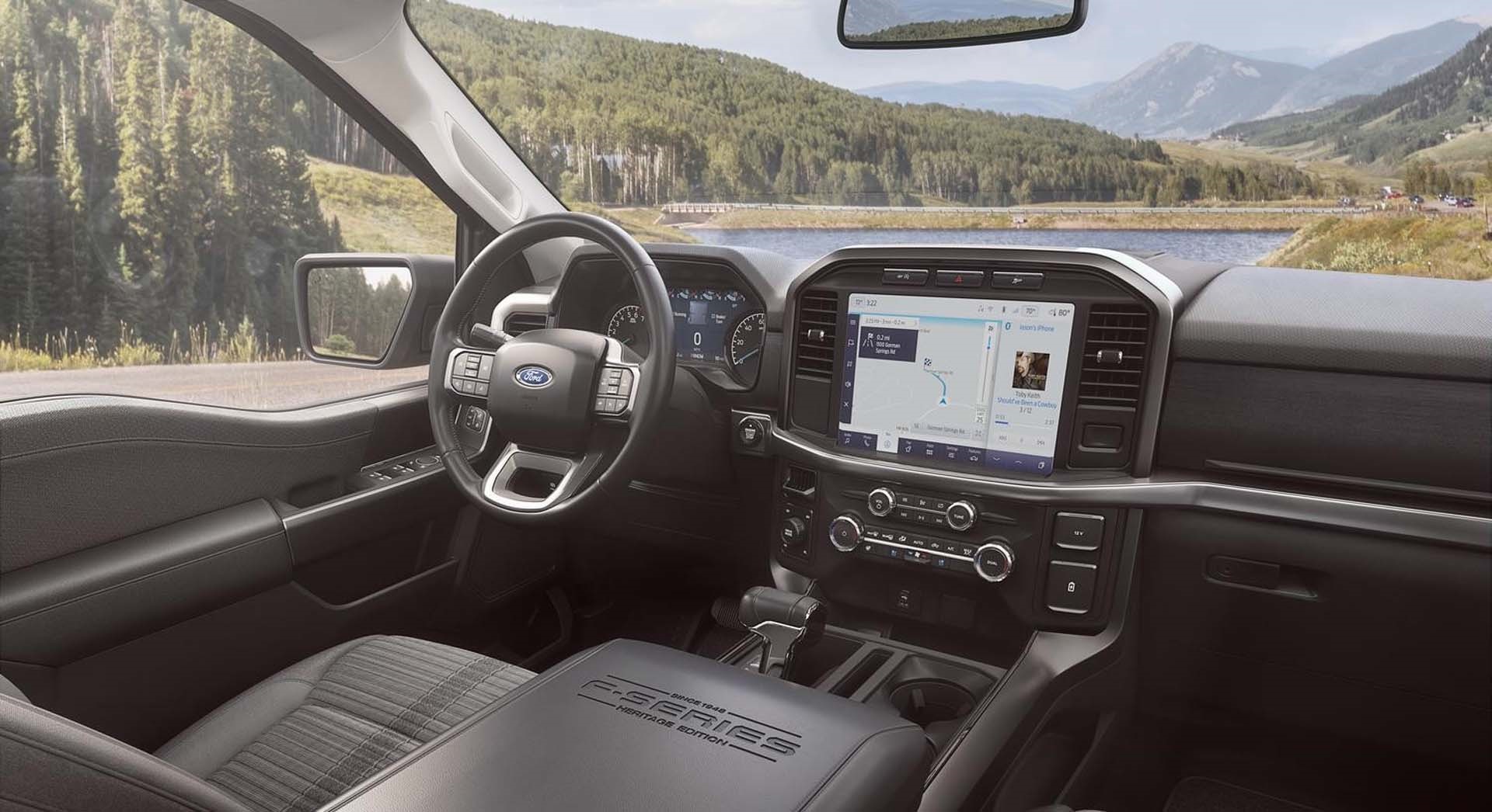 Download 2023 Ford F-150 Heritage Edition - Interior HD Wallpaper 1920x1046 #3