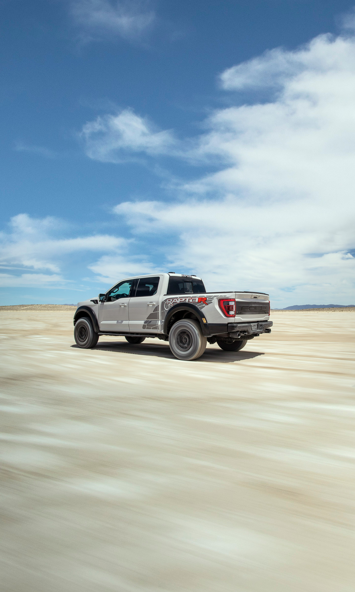 Download 2023 Ford F-150 Raptor R - Rear Three-Quarter HD Phone Wallpaper 1440x2400 #10