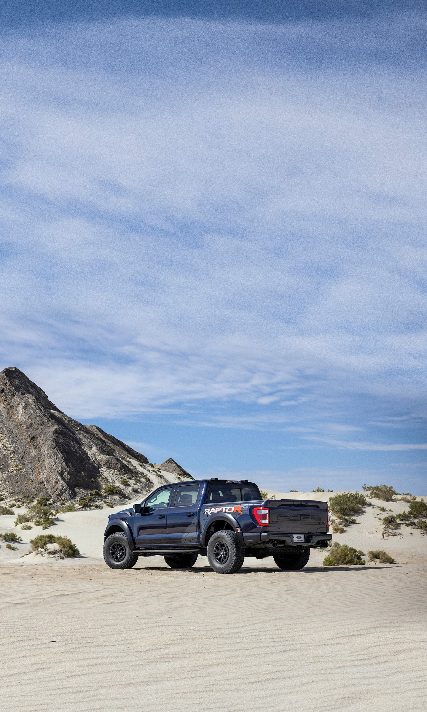 Download 2023 Ford F-150 Raptor R - Rear Three-Quarter HD Phone Wallpaper 1440x2400 #19