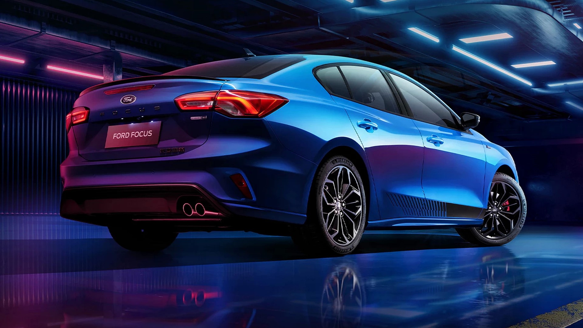 Download 2023 Ford Focus - CN version - Rear Three-Quarter HD Wallpaper 1920x1080 #10