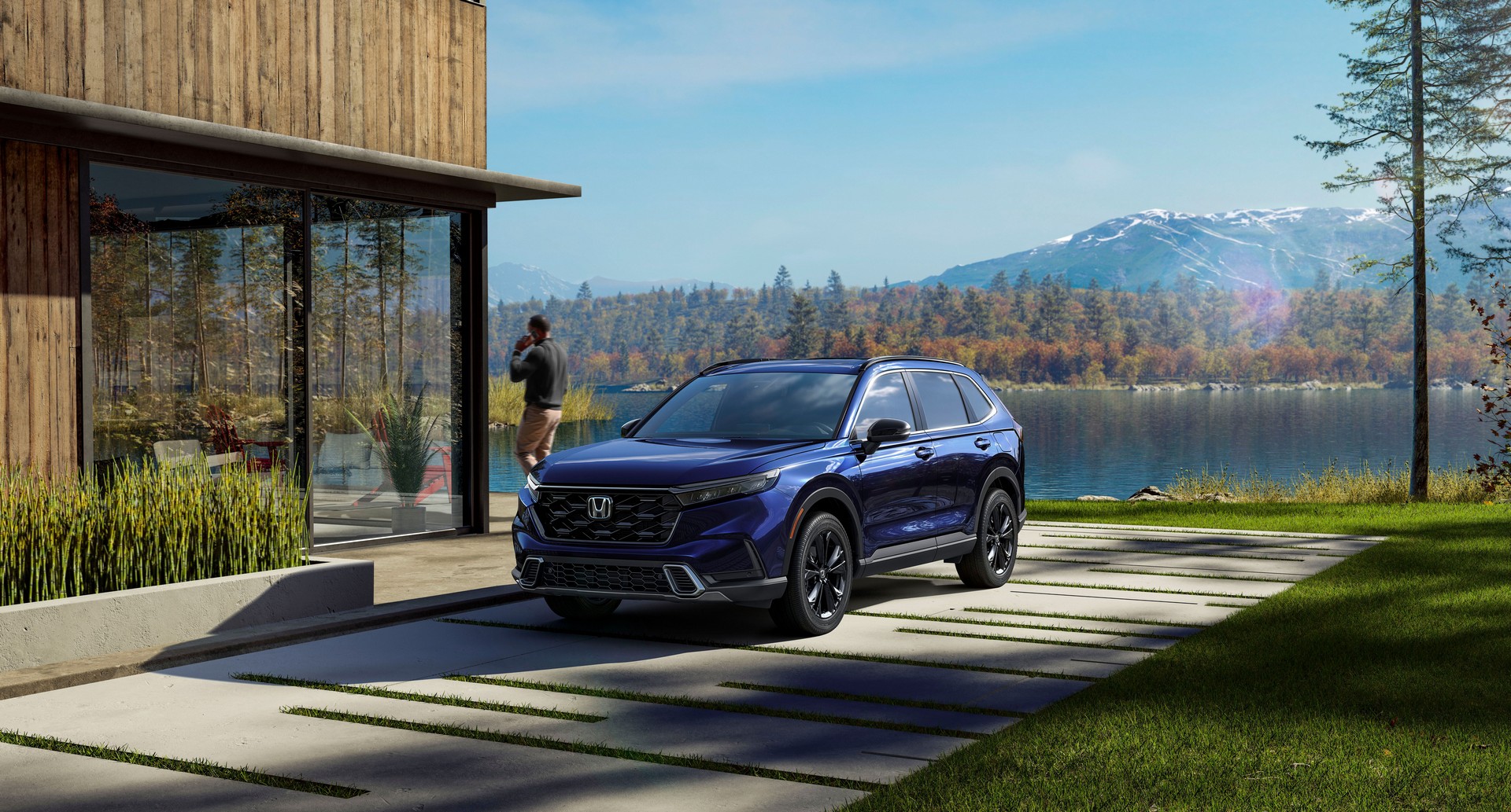 Download 2023 Honda CR-V - US version - Front Three-Quarter HD Wallpaper 1920x1033 #2