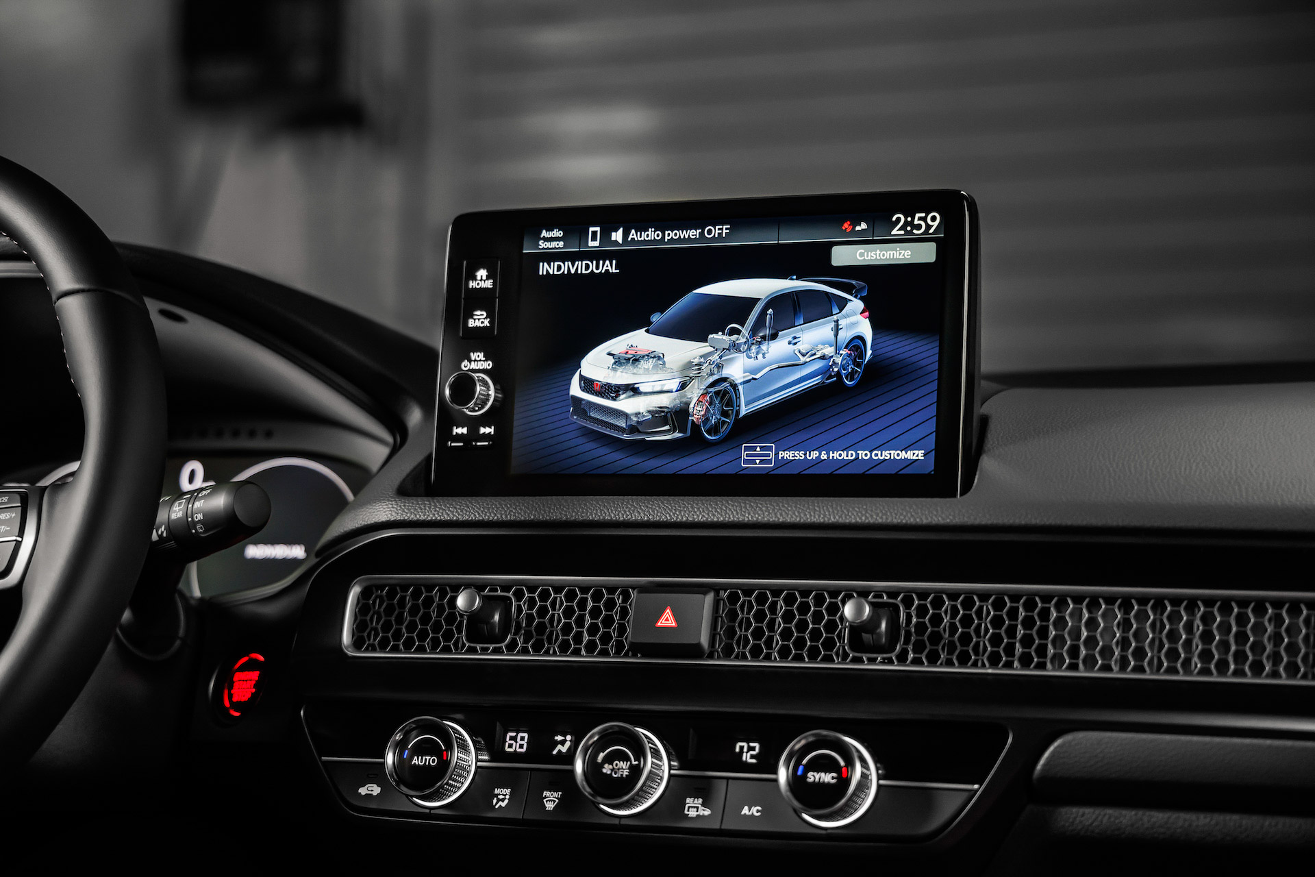 Download 2023 Honda Civic Type R - Central Console HD Wallpaper 1920x1280 #33