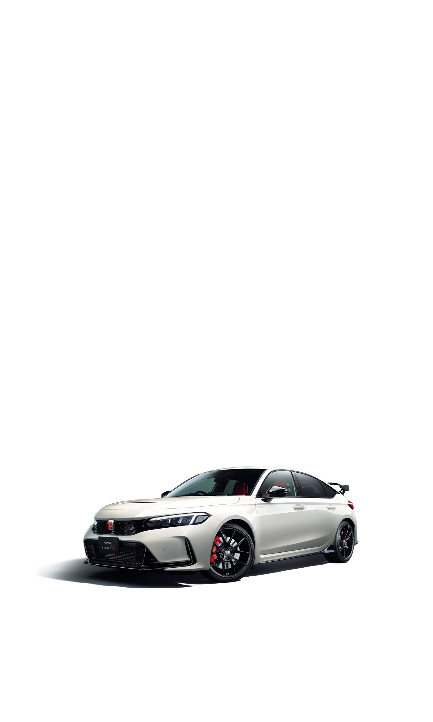 Download 2023 Honda Civic Type R - Front Three-Quarter HD Phone Wallpaper 1440x2400 #13