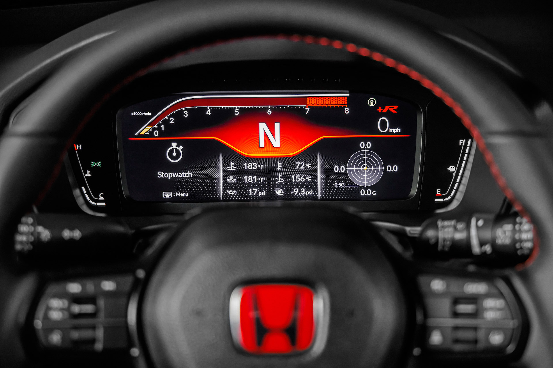 Download 2023 Honda Civic Type R - Instrument Cluster HD Wallpaper 1920x1280 #27