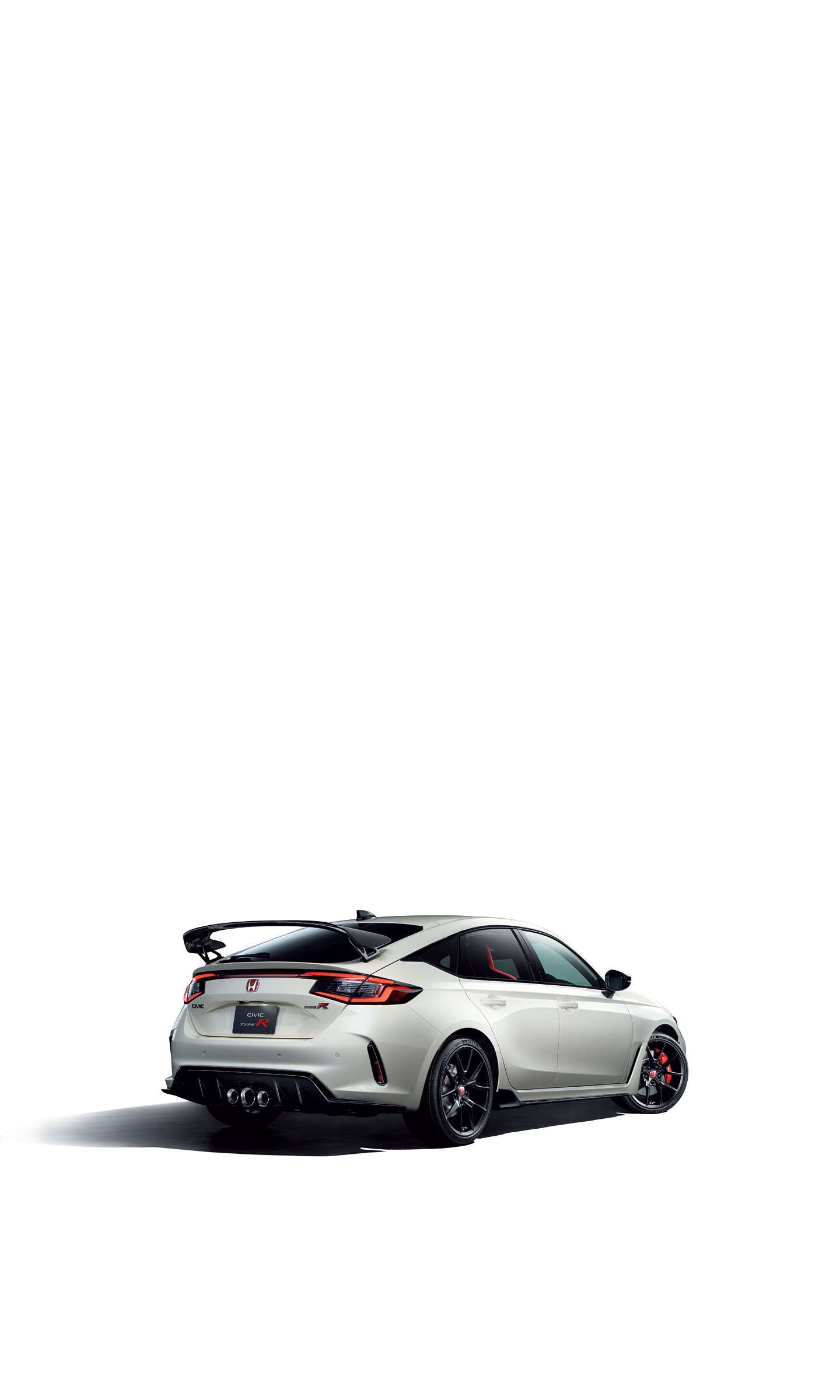 Download 2023 Honda Civic Type R - Rear Three-Quarter HD Phone Wallpaper 1440x2400 #15