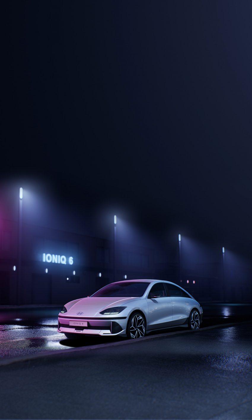 2023 Hyundai Ioniq 6 - Front Three-Quarter Phone Wallpaper 850x1417 #10