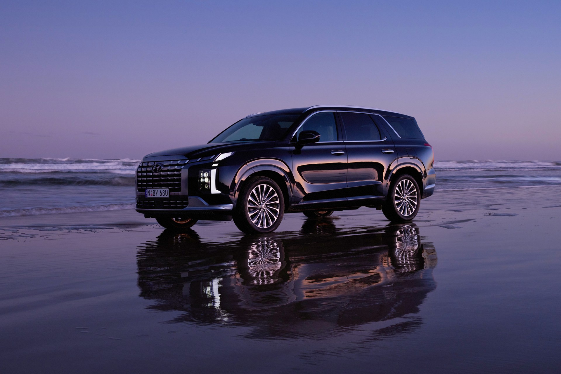 Download 2023 Hyundai Palisade - AU version - Front Three-Quarter HD Wallpaper 1920x1281 #47