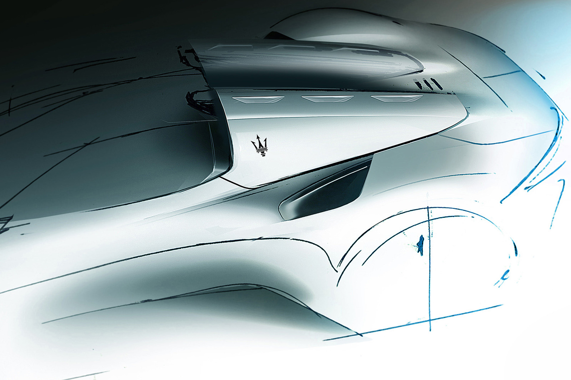 Download 2023 Maserati MC20 Cielo - Design Sketch HD Wallpaper 1921x1280 #100