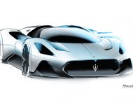 2023 Maserati MC20 Cielo - Design Sketch Wallpaper 190x150