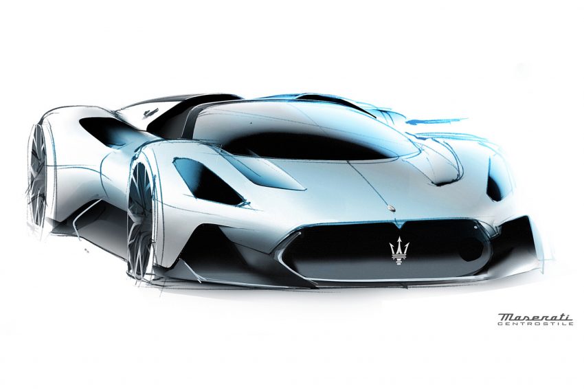 2023 Maserati MC20 Cielo - Design Sketch Wallpaper 850x566 #98