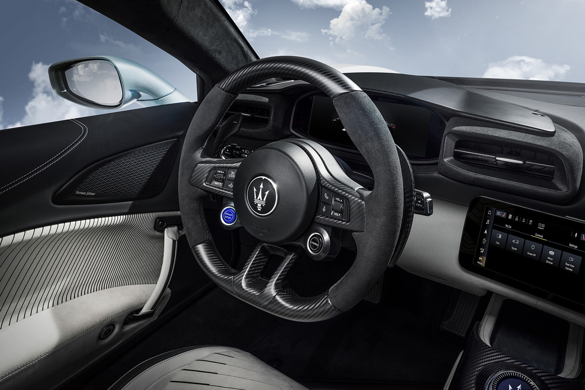 Download 2023 Maserati MC20 Cielo - Interior, Detail HD Wallpaper 1921x1281 #52