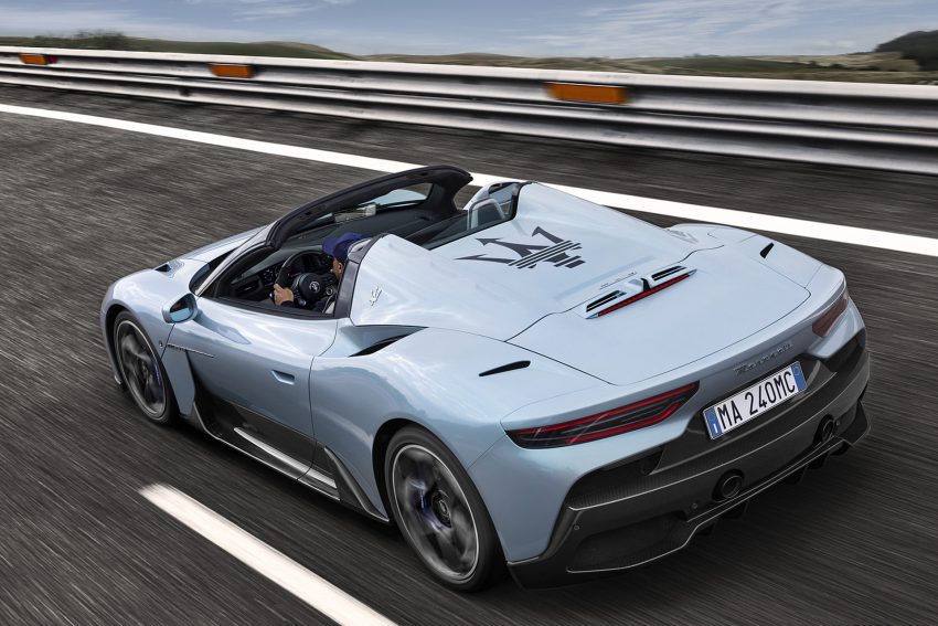 2023 Maserati MC20 Cielo - Rear Three-Quarter HD Wallpapers 850x567 #5 2023 Maserati MC20 Cielo - Rear Three-Quarter Wallpaper 850x567 #5