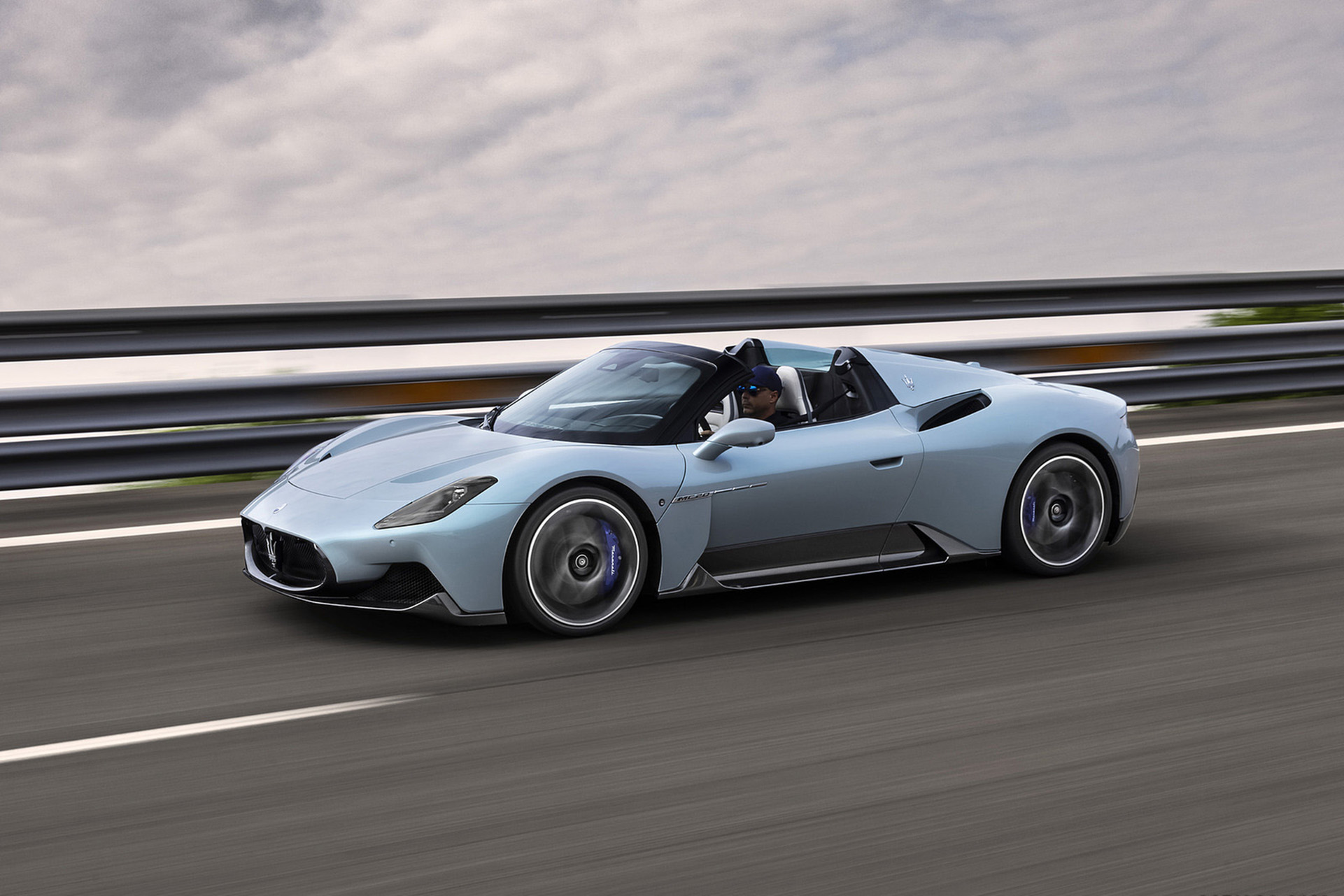 Download 2023 Maserati MC20 Cielo - Side HD Wallpaper 1921x1281 #2