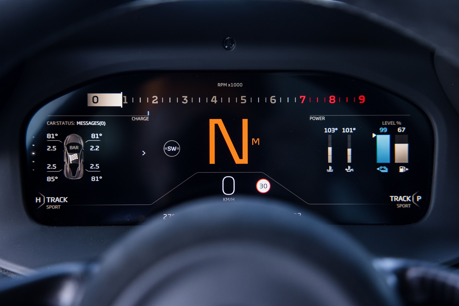 Download 2023 McLaren Artura - Digital Instrument Cluster HD Wallpaper 1921x1280 #19