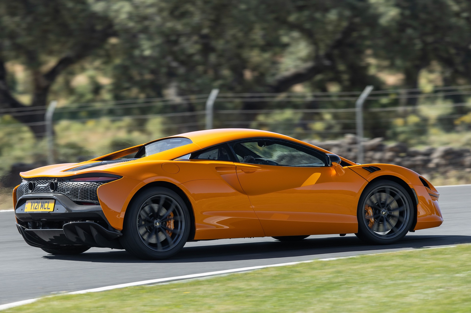 Download 2023 McLaren Artura - Rear Three-Quarter HD Wallpaper 1921x1280 #53