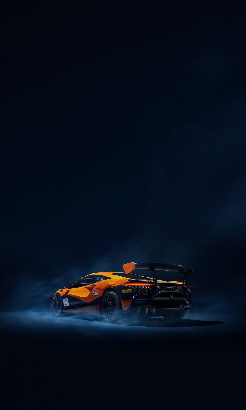 2023 McLaren Artura Trophy Race Car - Rear Three-Quarter Phone Wallpaper 850x1417 #5