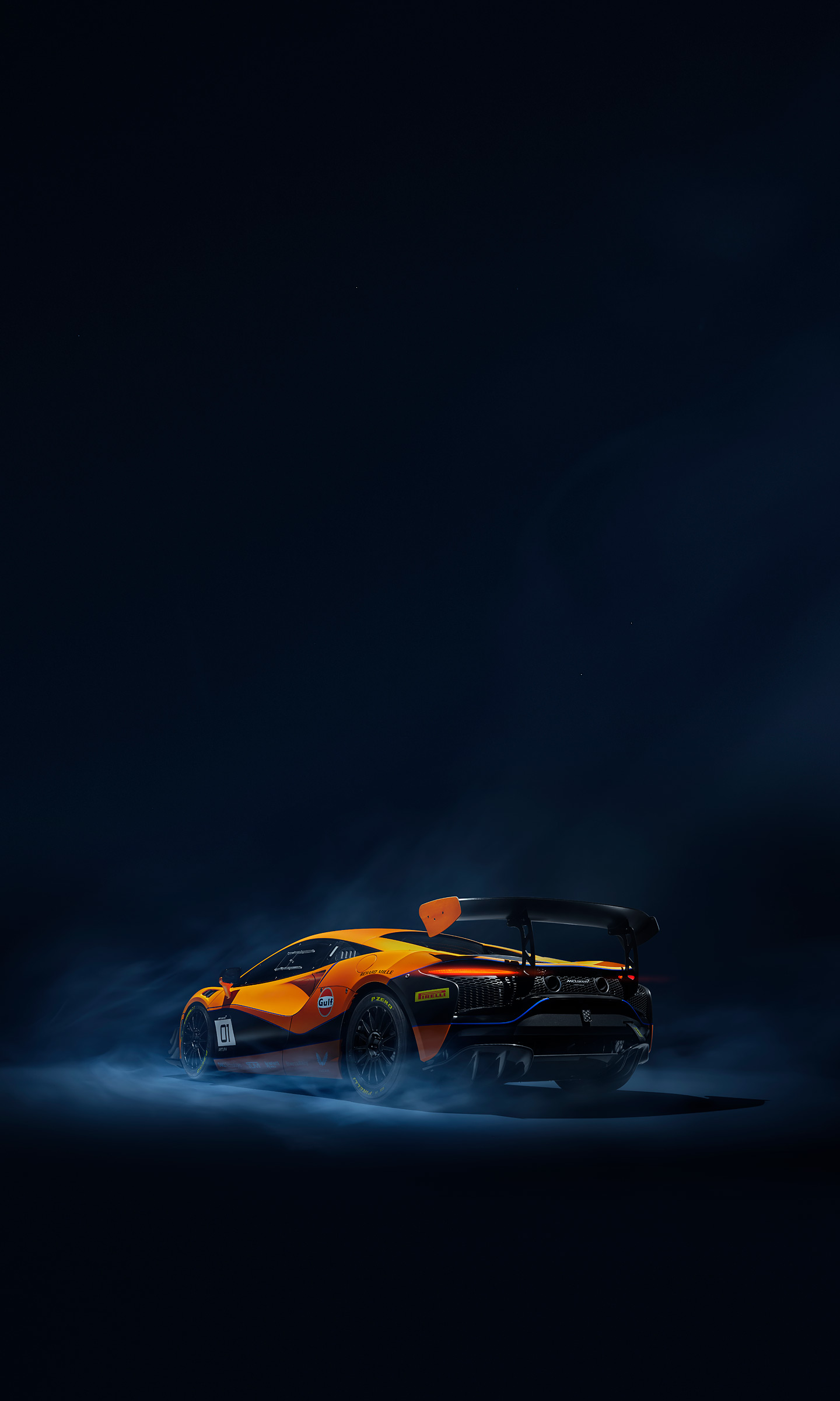 Download 2023 McLaren Artura Trophy Race Car - Rear Three-Quarter HD Phone Wallpaper 1440x2400 #5