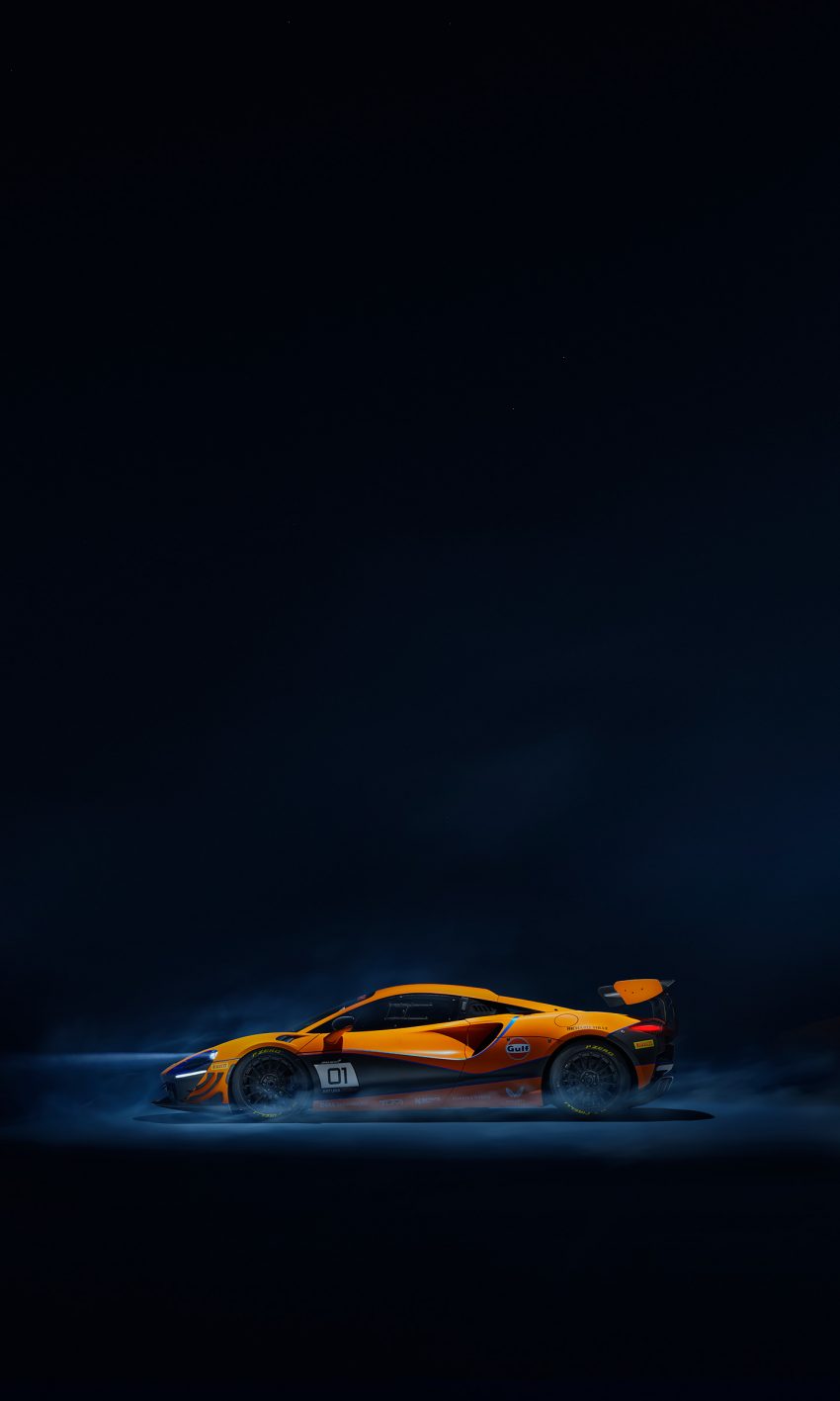 2023 McLaren Artura Trophy Race Car - Side Phone Wallpaper 850x1417 #6