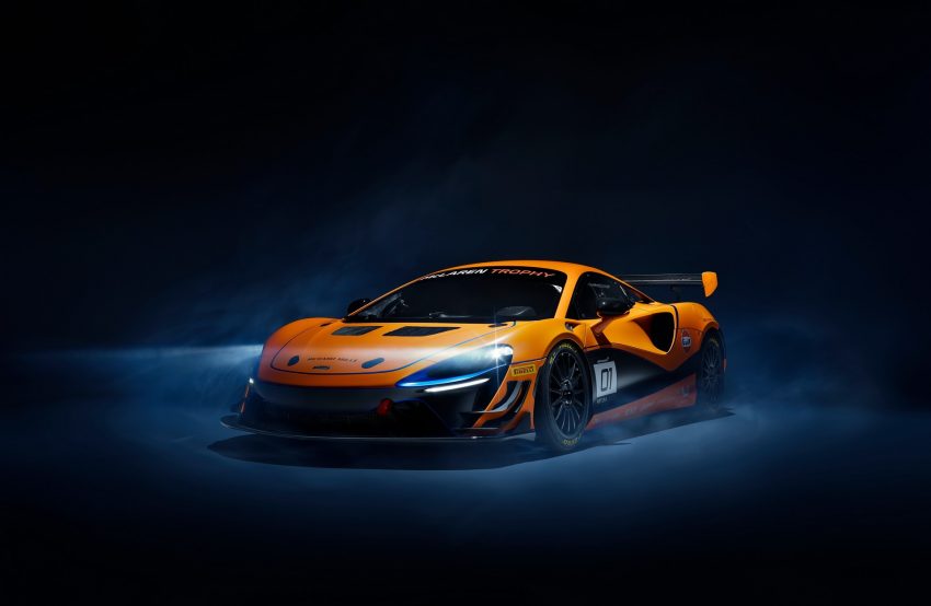 2023 McLaren Artura Trophy Racecar - Front Three-Quarter Wallpaper 850x554 #1