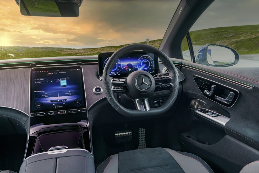 2023 Mercedes-Benz EQE 350+ - UK version - Interior, Cockpit Wallpaper 850x567 #40
