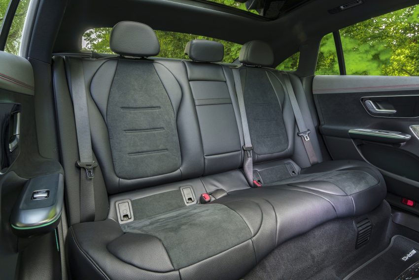 2023 Mercedes-Benz EQE 350+ - UK version - Interior, Rear Seats Wallpaper 850x567 #52
