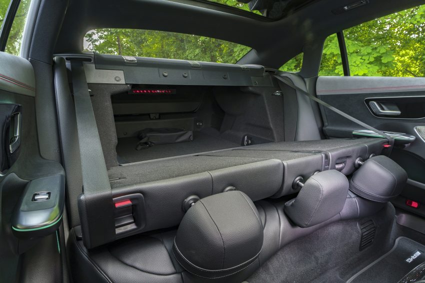 2023 Mercedes-Benz EQE 350+ - UK version - Interior, Rear Seats Wallpaper 850x567 #54