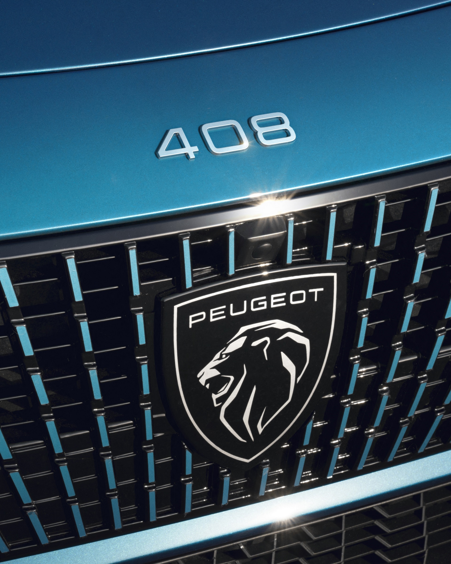 Download 2023 Peugeot 408 - Badge HD Phone Wallpaper 1920x2400 #53