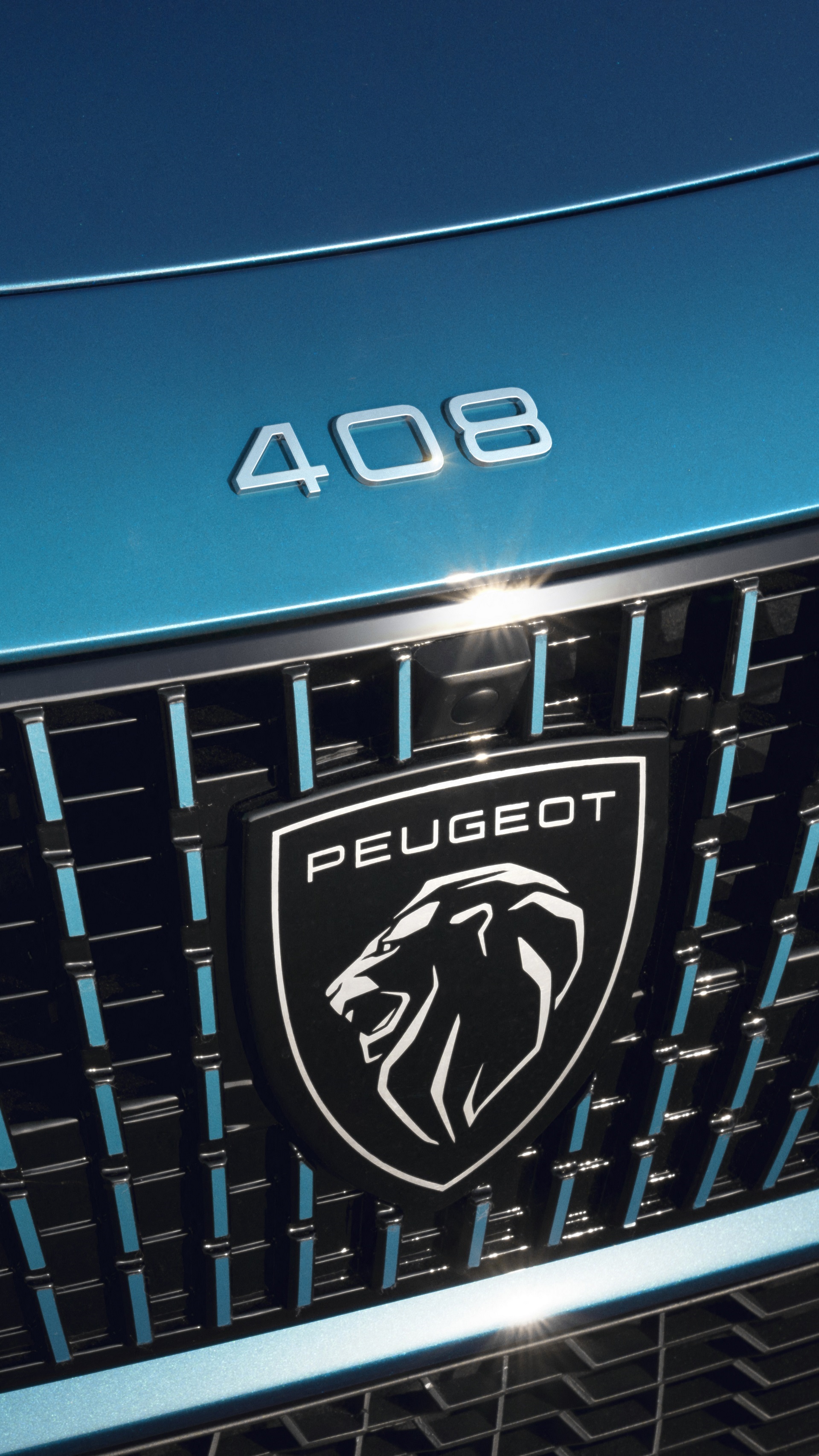 Download 2023 Peugeot 408 - Badge HD Phone Wallpaper 1920x3412 #52