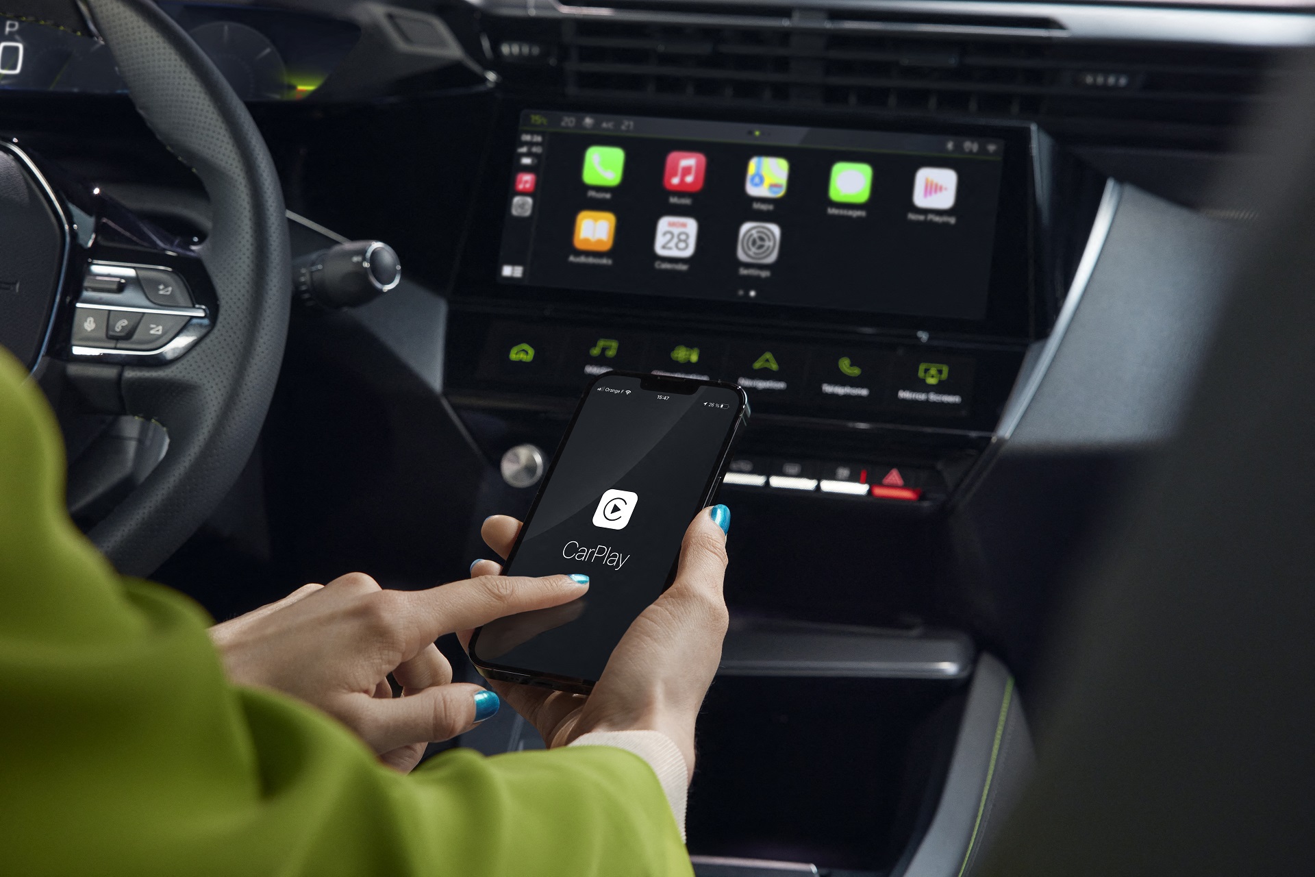 Download 2023 Peugeot 408 - Central Console HD Wallpaper 1920x1280 #99