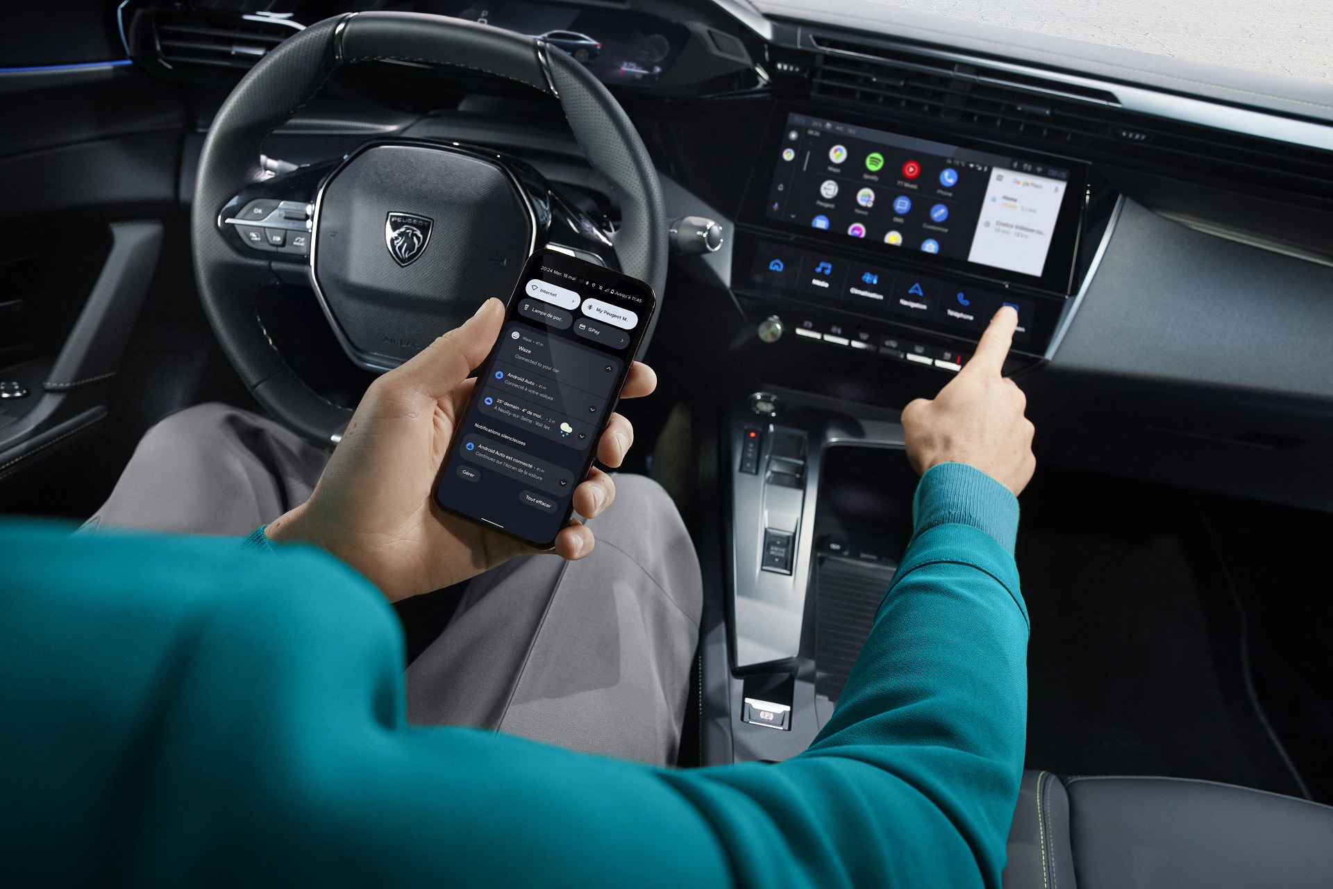 Download 2023 Peugeot 408 - Central Console HD Wallpaper 1920x1280 #101