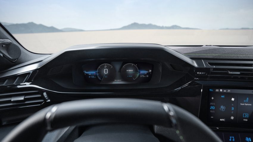 2023 Peugeot 408 - Digital Instrument Cluster Wallpaper 850x478 #89