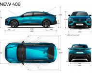 2023 Peugeot 408 - Dimensions Wallpaper 190x150