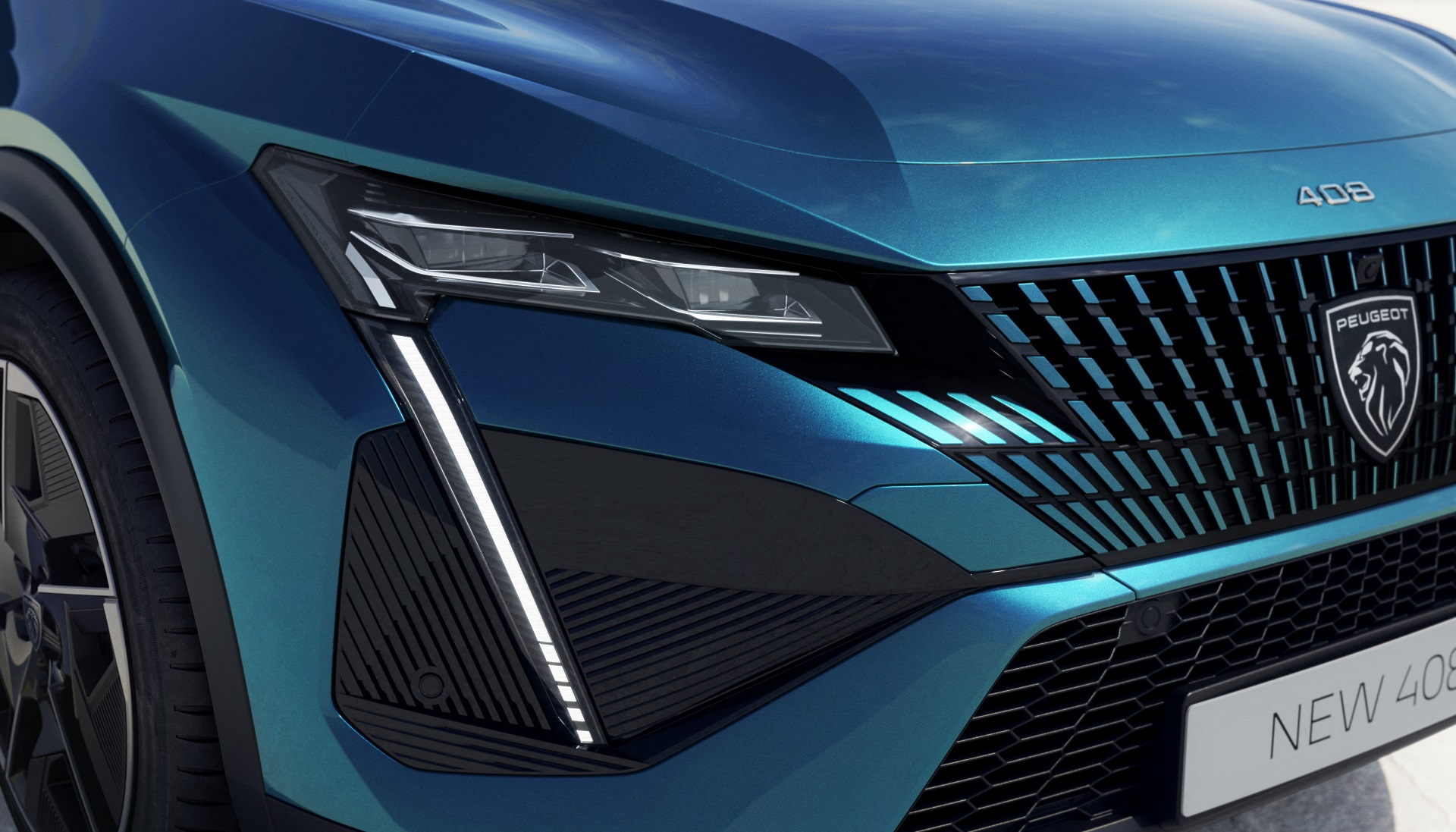 Download 2023 Peugeot 408 - Headlight HD Wallpaper 1920x1097 #45