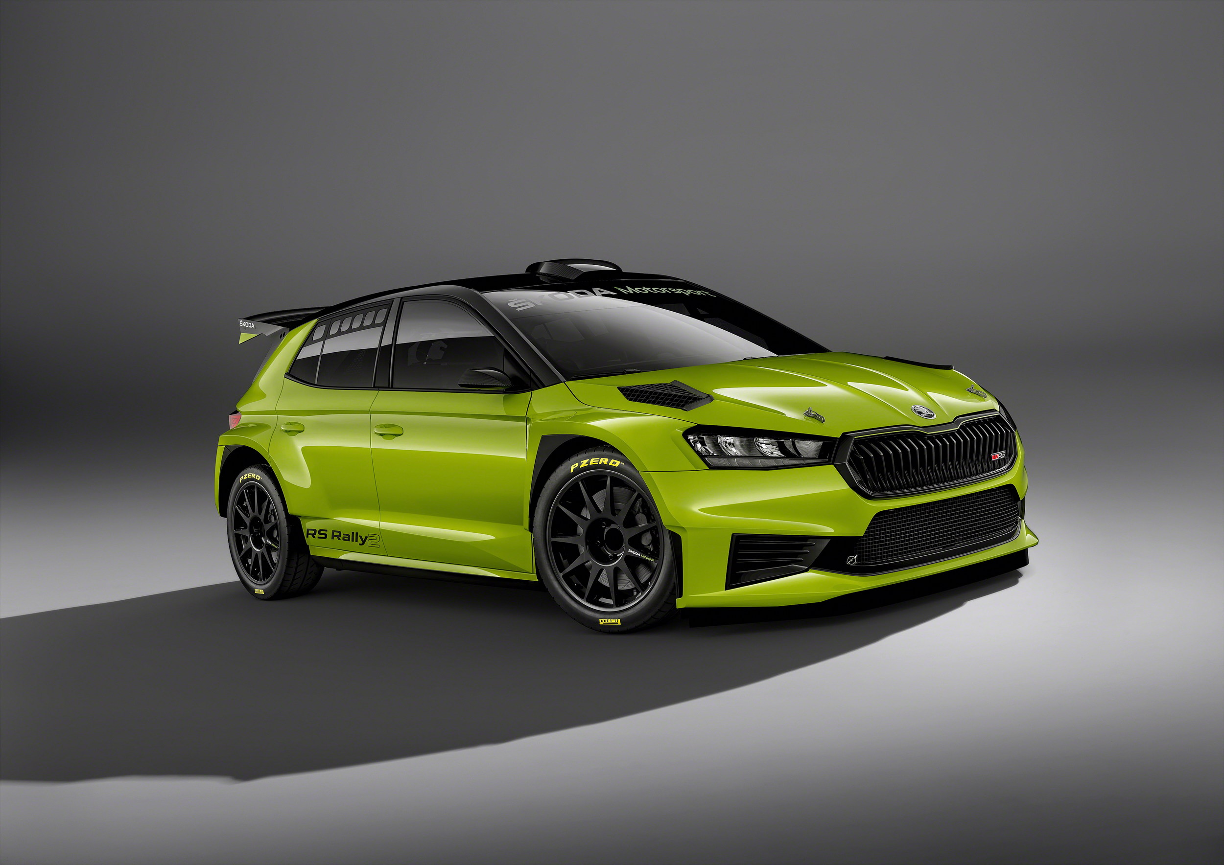 Download 2023 Skoda Fabia RS Rally2 - Front Three-Quarter HD Wallpaper 2500x1768 #10