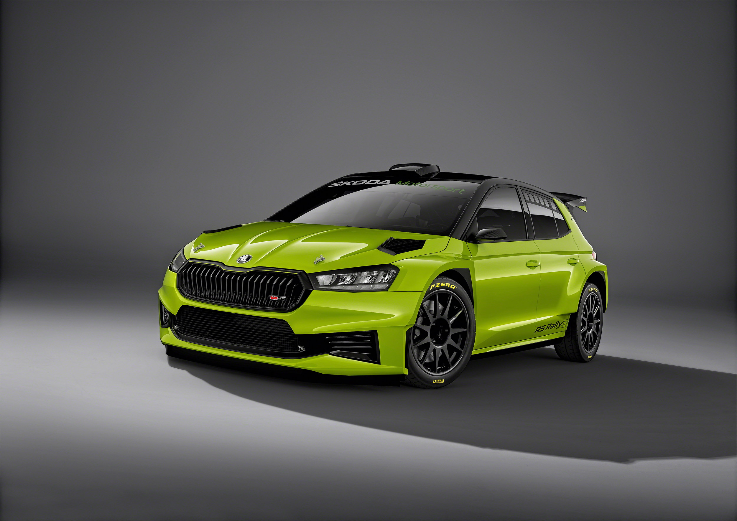 Download 2023 Skoda Fabia RS Rally2 - Front Three-Quarter HD Wallpaper 2500x1768 #11
