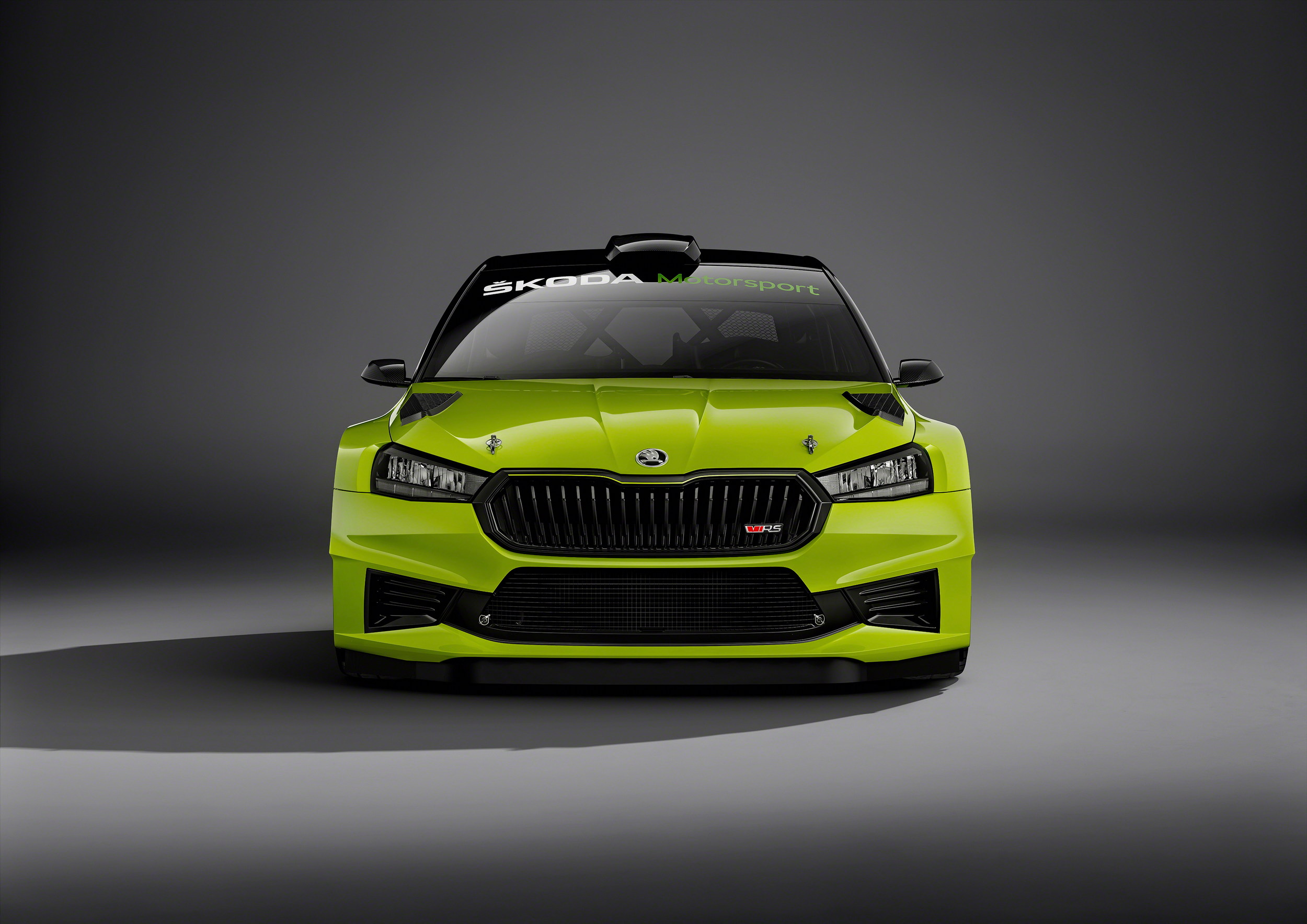 Download 2023 Skoda Fabia RS Rally2 - Front HD Wallpaper 2500x1768 #13
