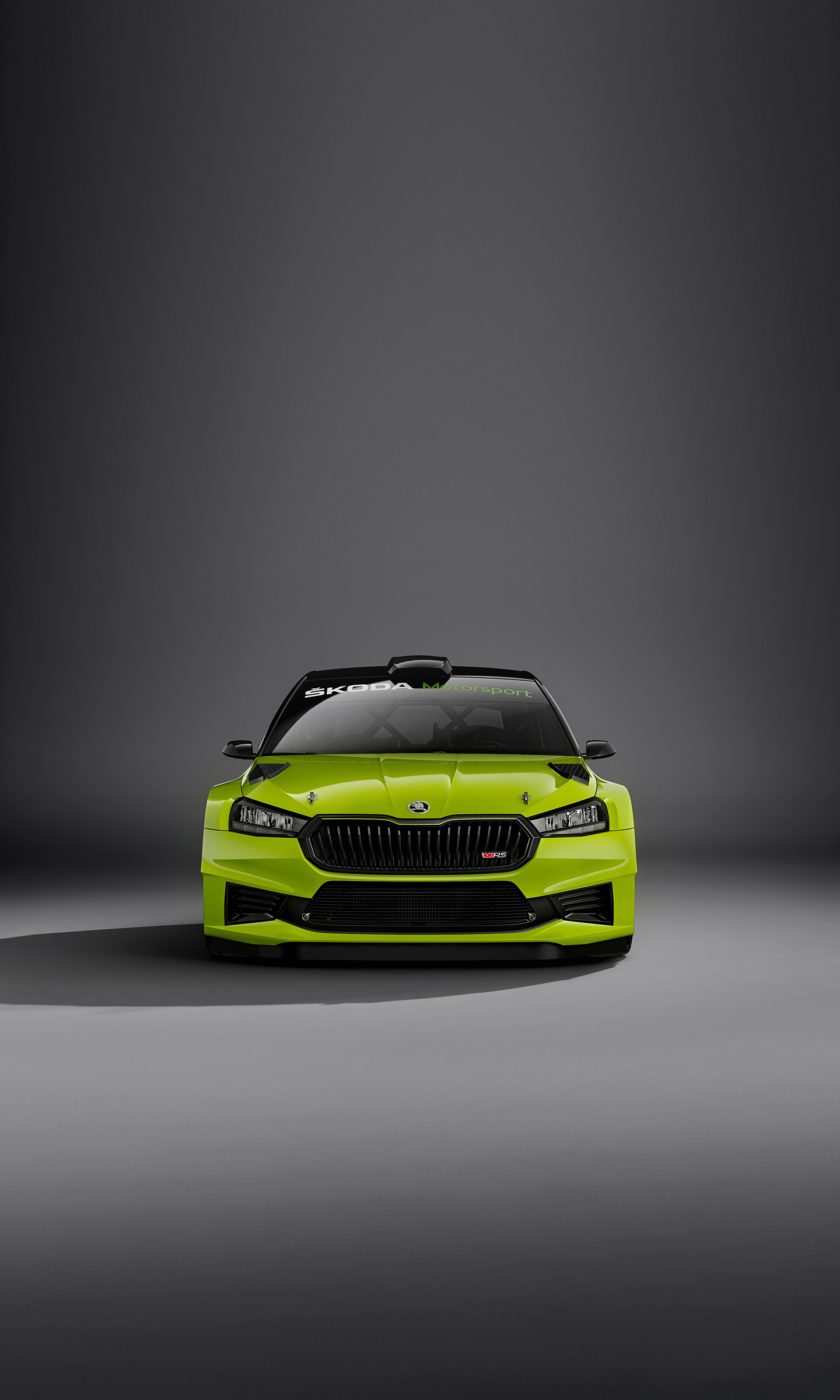 Download 2023 Skoda Fabia RS Rally2 - Front HD Phone Wallpaper 1440x2400 #14