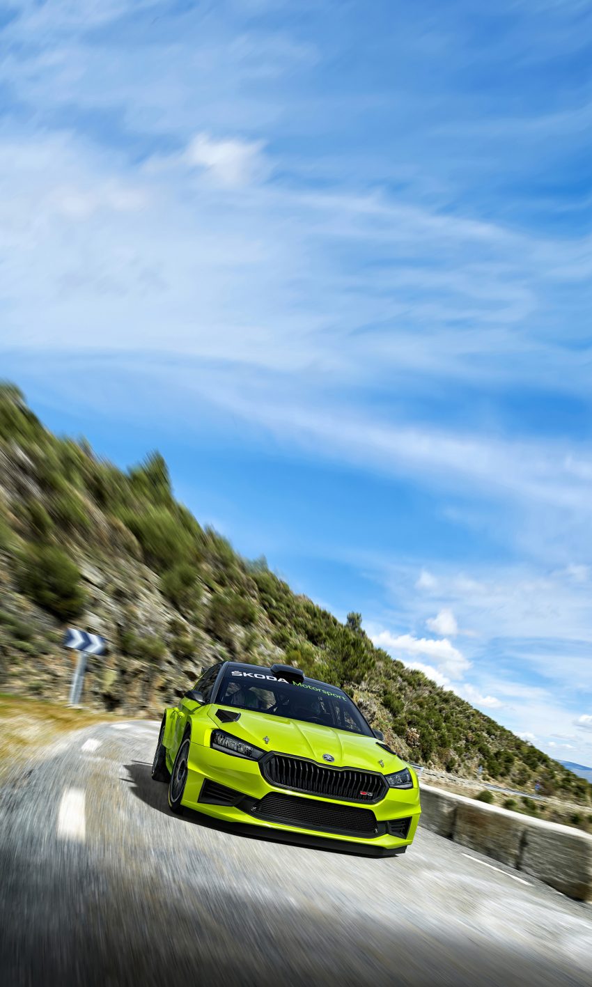 2023 Skoda Fabia RS Rally2 - Front Phone Wallpaper 850x1417 #6