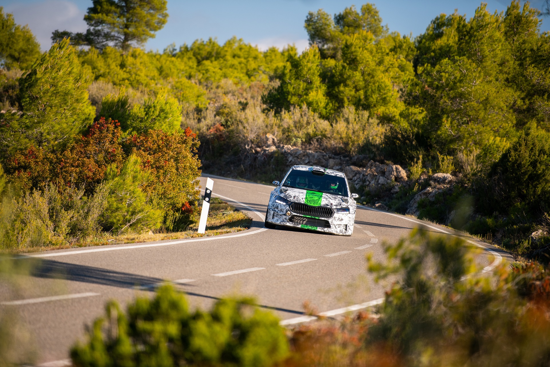 Download 2023 Skoda Fabia RS Rally2 - Front HD Wallpaper 1921x1280 #57