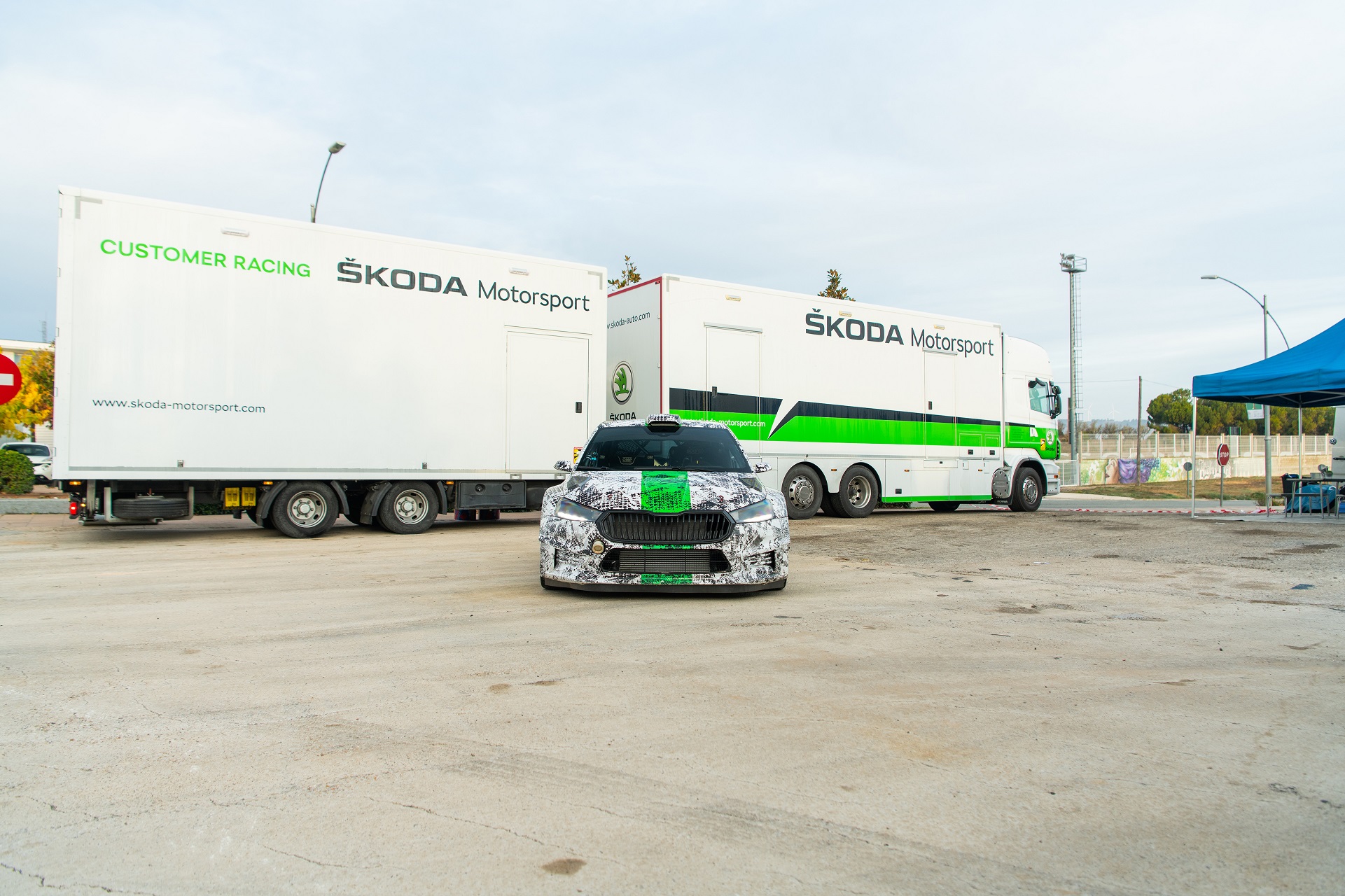 Download 2023 Skoda Fabia RS Rally2 - Front HD Wallpaper 1921x1280 #70