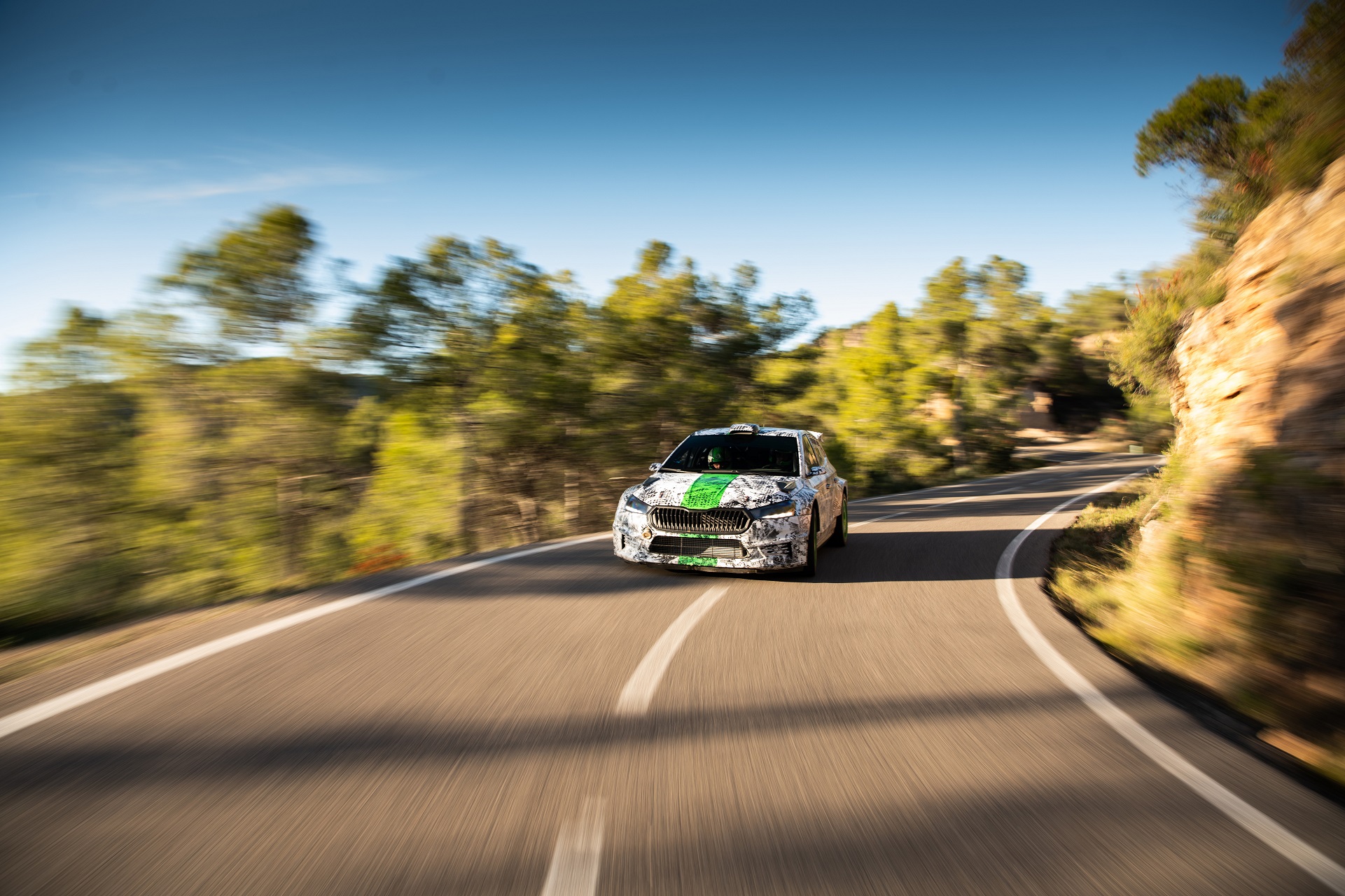 Download 2023 Skoda Fabia RS Rally2 - Front HD Wallpaper 1921x1280 #58