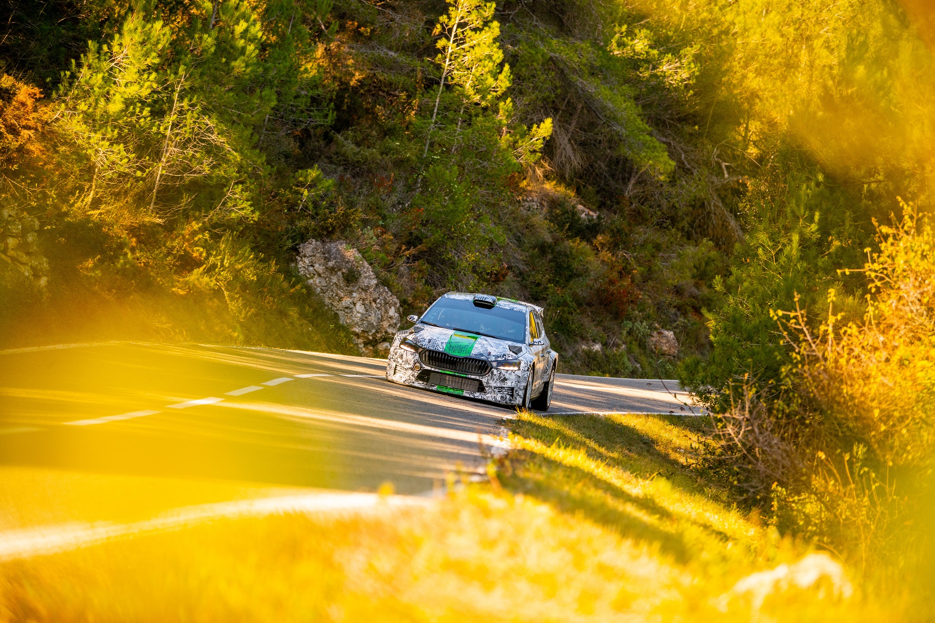 Download 2023 Skoda Fabia RS Rally2 - Front HD Wallpaper 1921x1280 #61