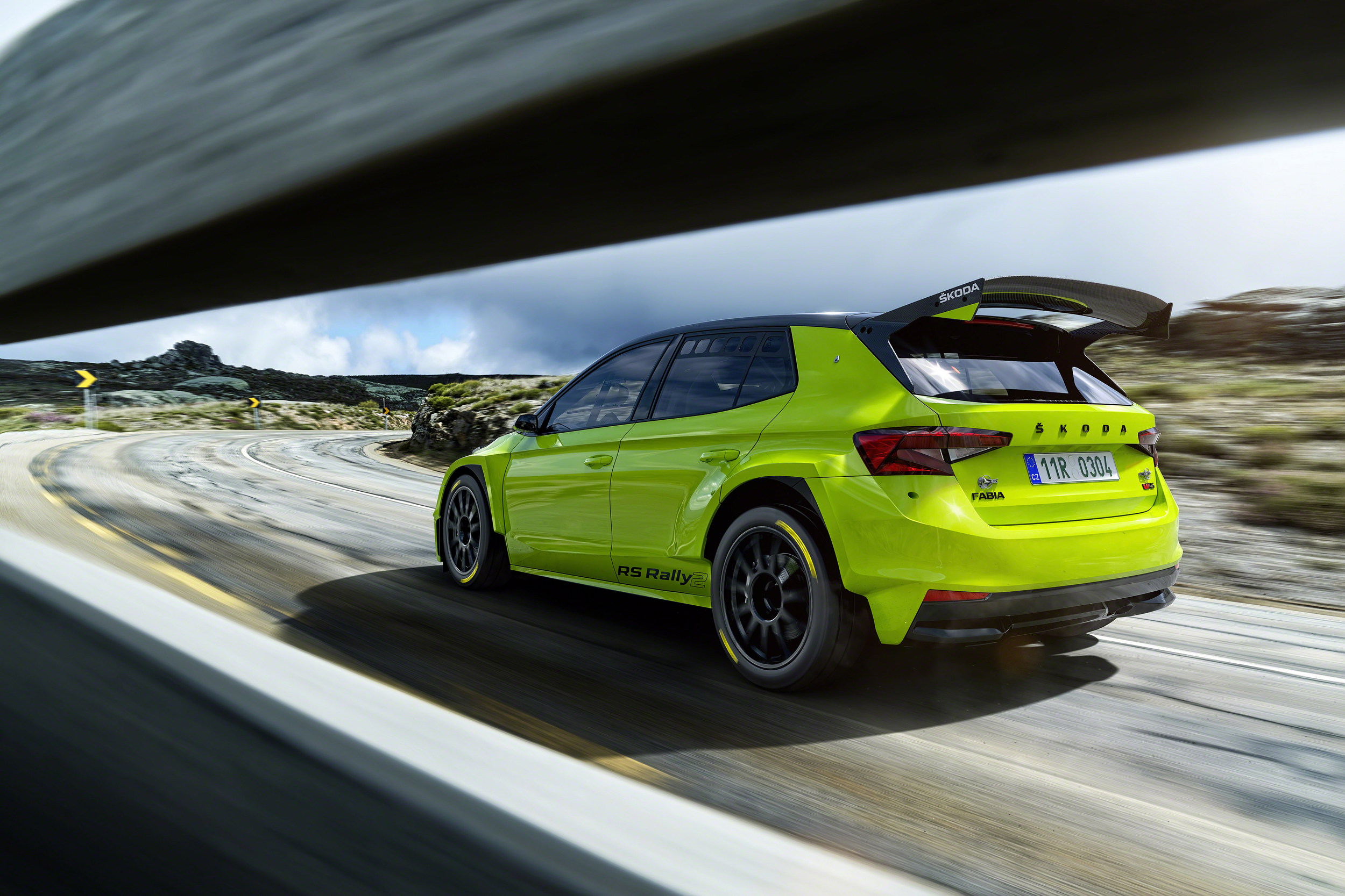 Download 2023 Skoda Fabia RS Rally2 - Rear Three-Quarter HD Wallpaper 2500x1667 #3