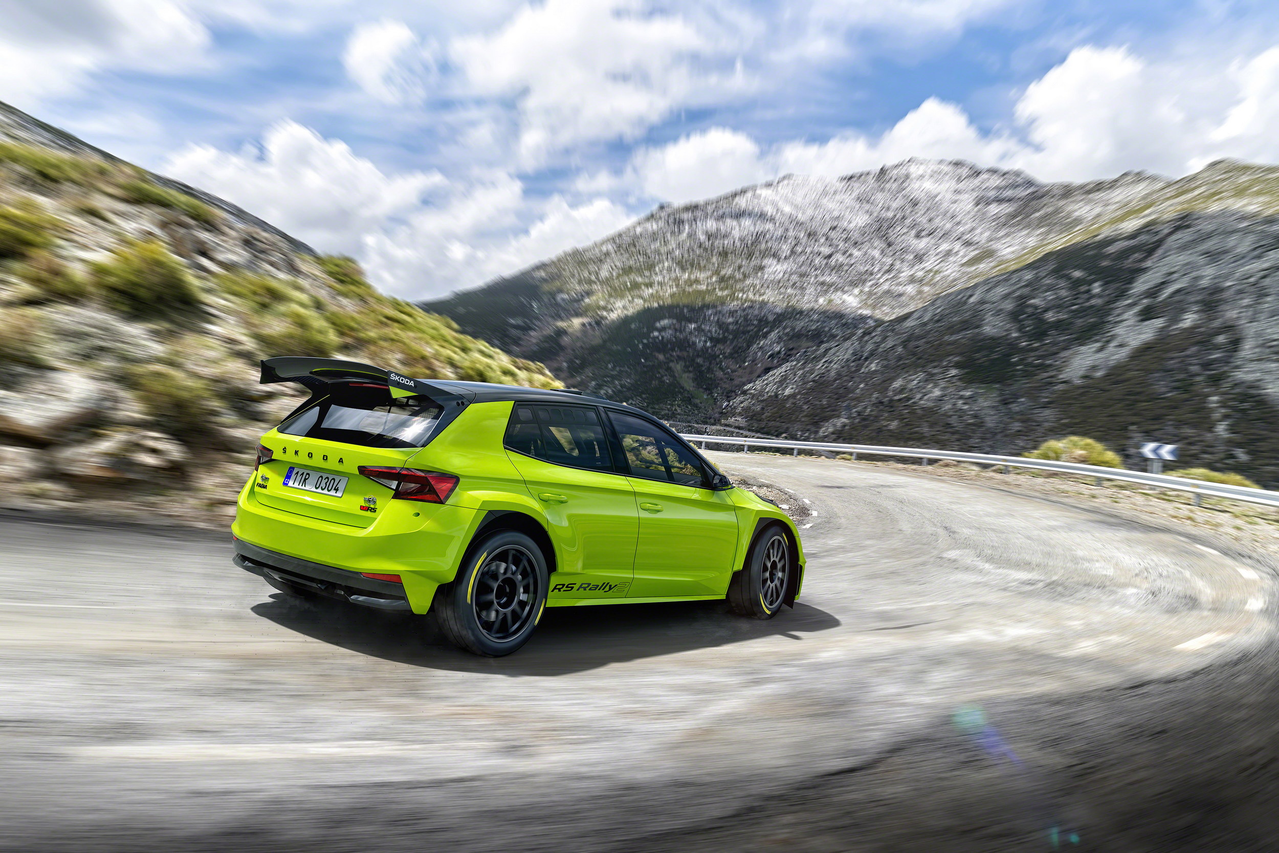 Download 2023 Skoda Fabia RS Rally2 - Rear Three-Quarter HD Wallpaper 2500x1667 #8