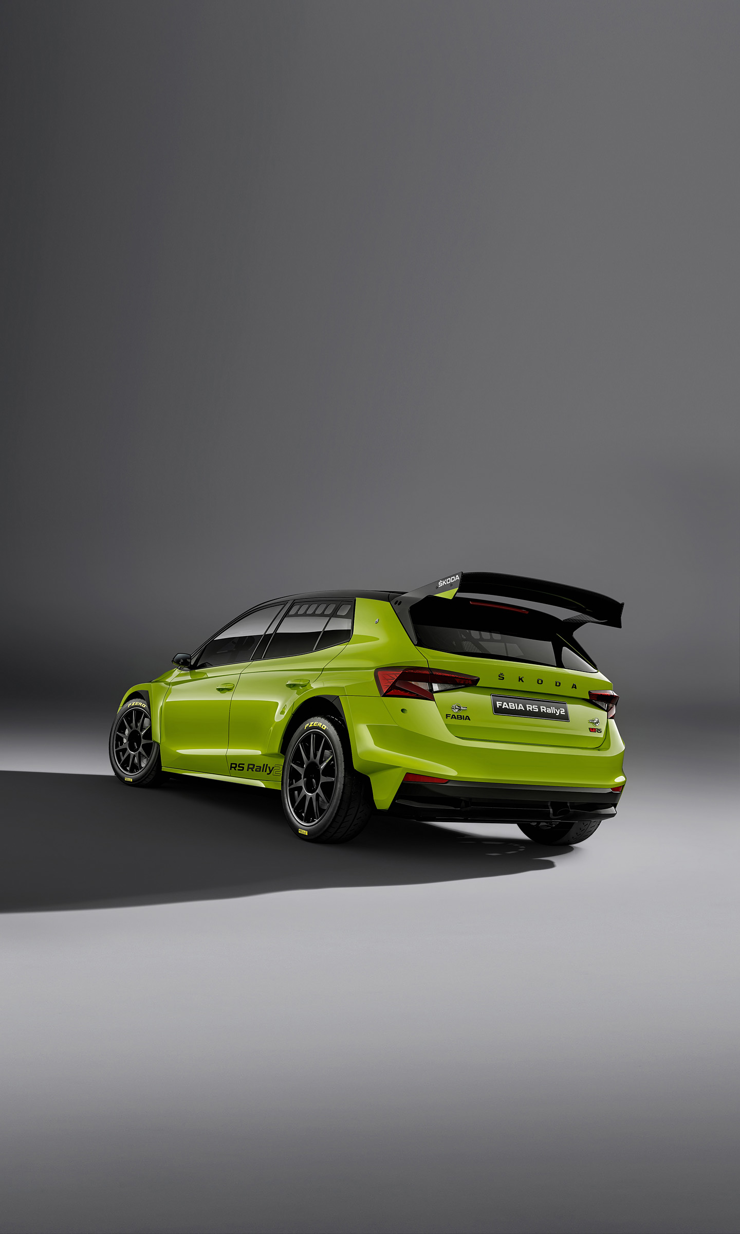Download 2023 Skoda Fabia RS Rally2 - Rear Three-Quarter HD Phone Wallpaper 1440x2400 #18