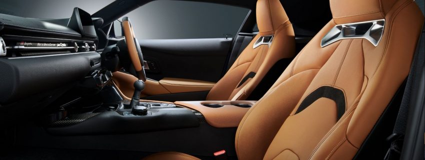 2023 Toyota GR Supra Matte White Edition - Interior, Seats Wallpaper 850x321 #3