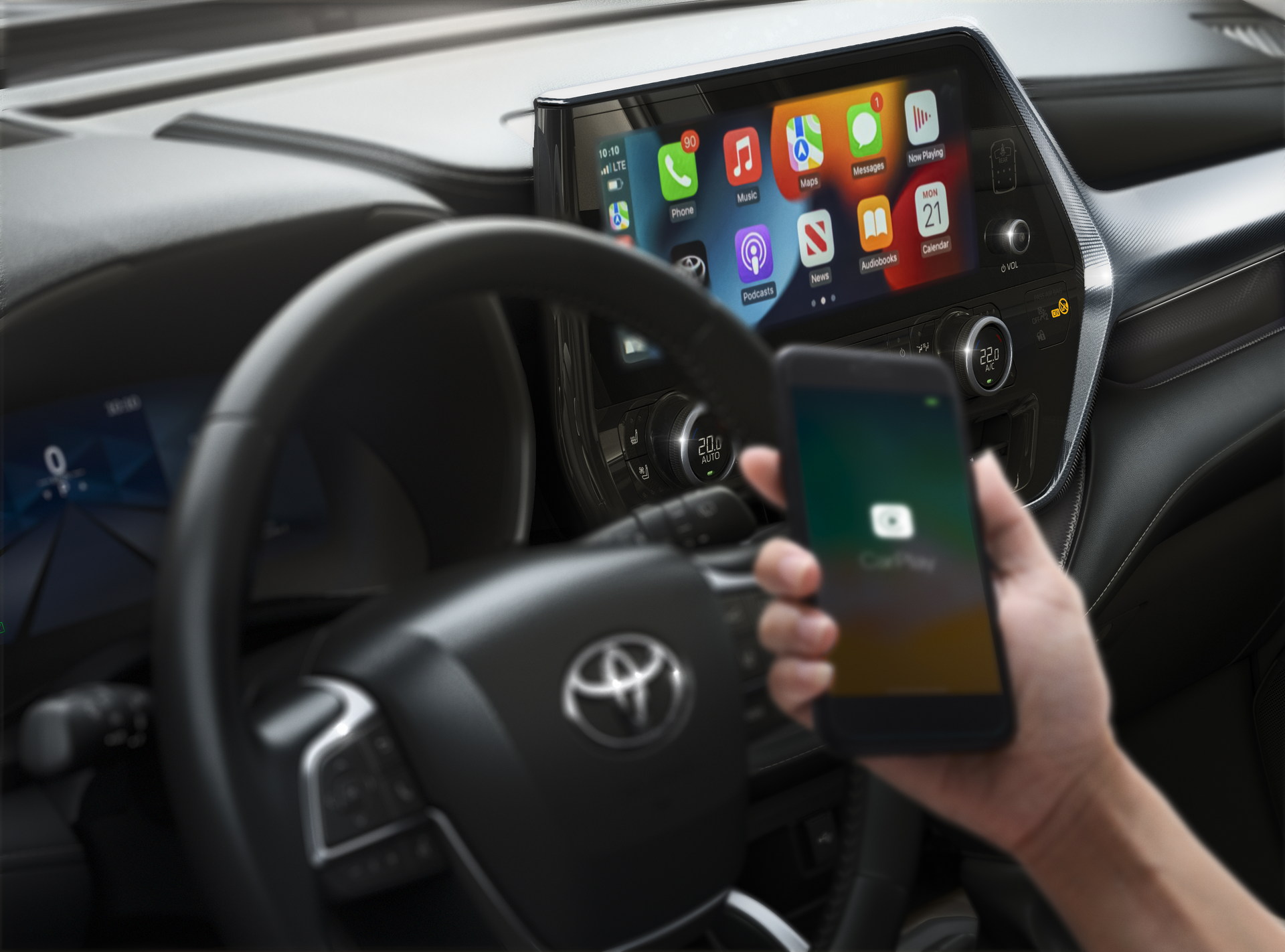 Download 2023 Toyota Highlander Turbo - EU Version - Interior, Detail HD Wallpaper 1920x1422 #4