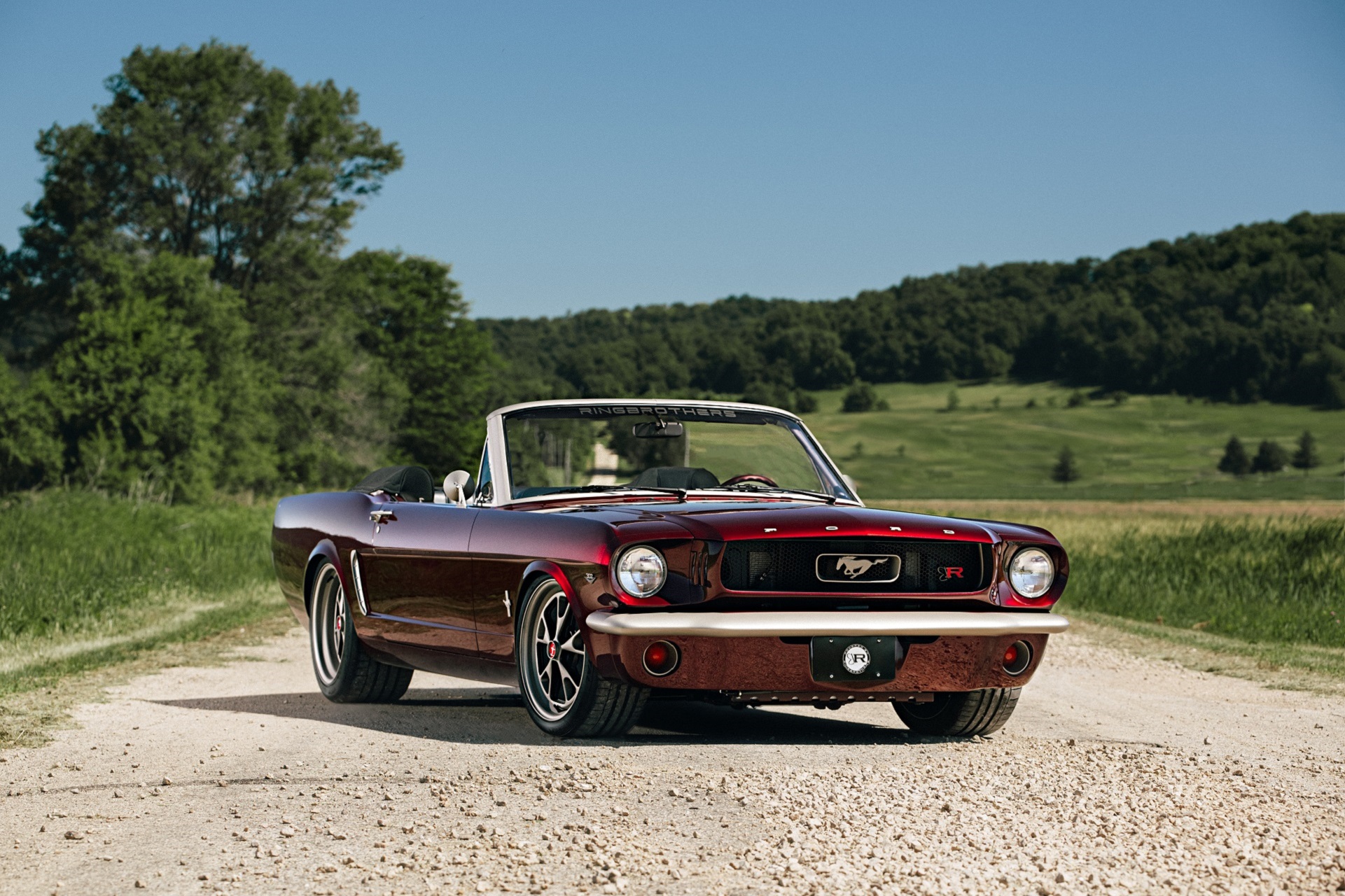 Download 1964 Ford Mustang Convertible CAGED by Ringbrothers - Front Three-Quarter HD Wallpaper 1921x1280 #1